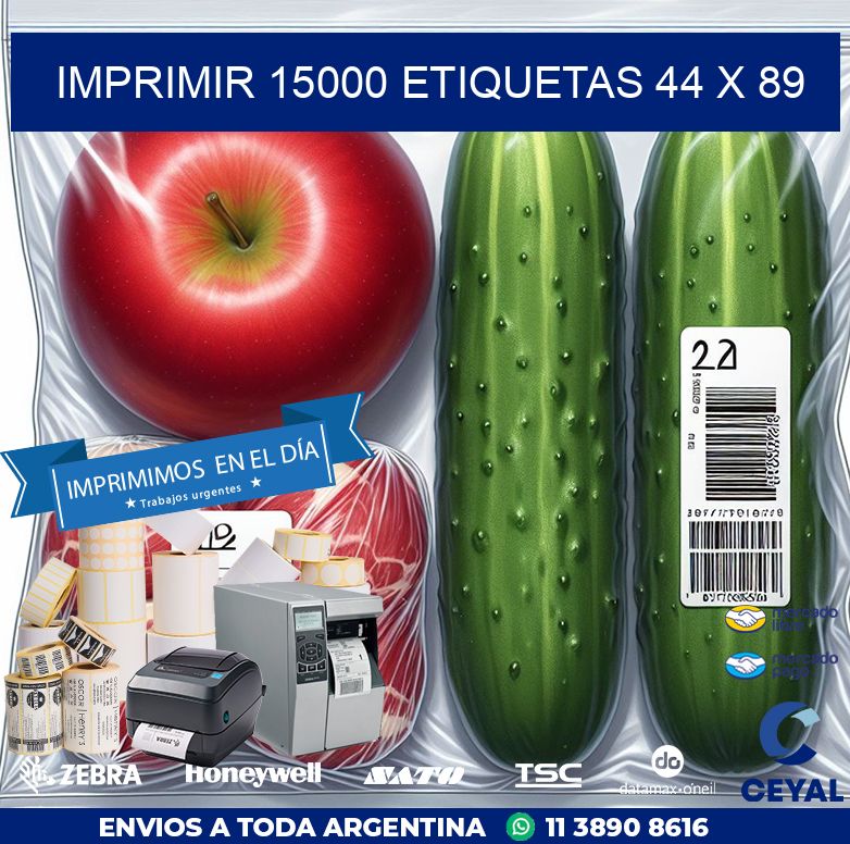 IMPRIMIR 15000 ETIQUETAS 44 x 89