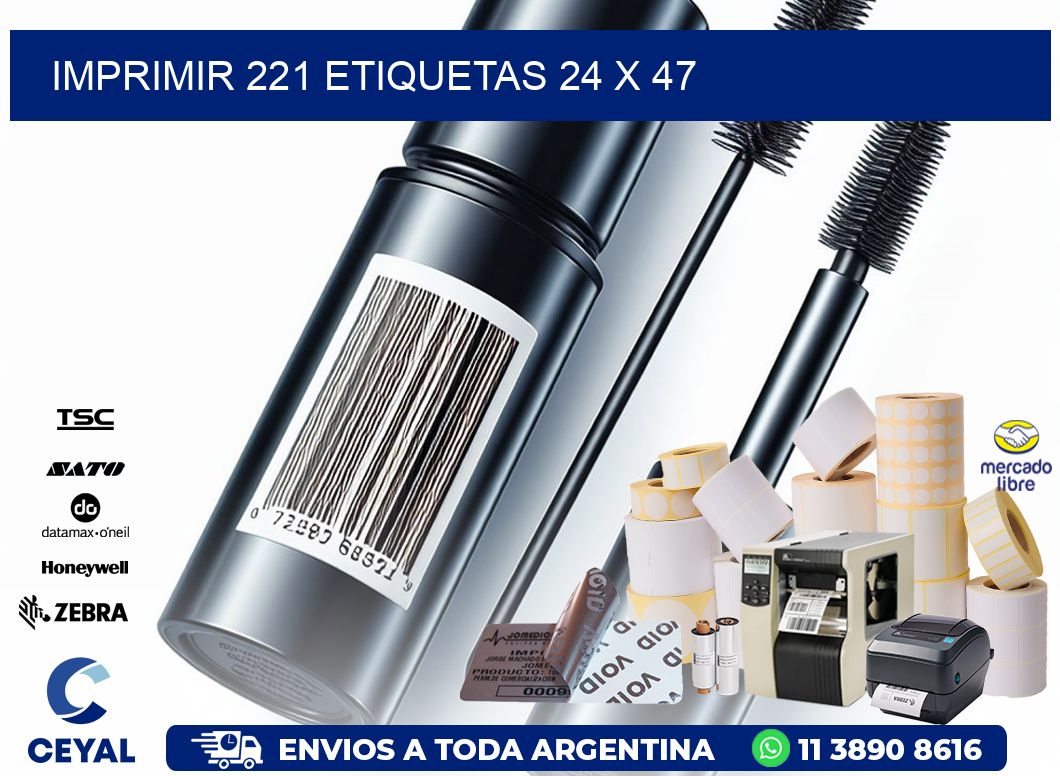 IMPRIMIR 221 ETIQUETAS 24 x 47