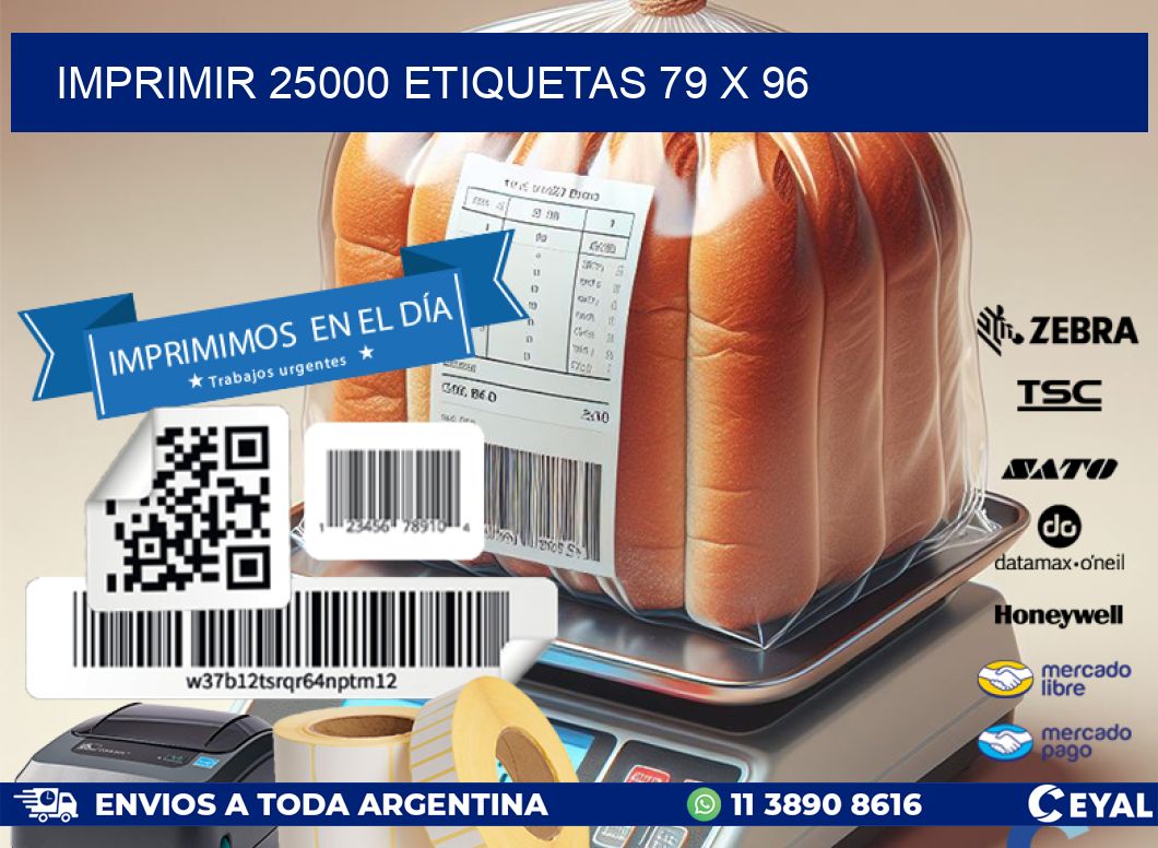 IMPRIMIR 25000 ETIQUETAS 79 x 96