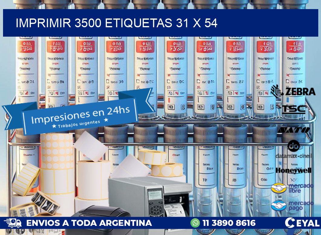 IMPRIMIR 3500 ETIQUETAS 31 x 54