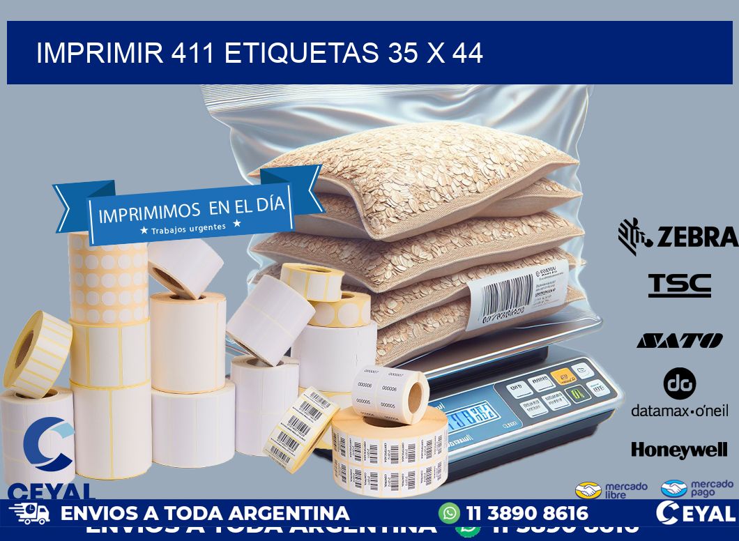 IMPRIMIR 411 ETIQUETAS 35 x 44