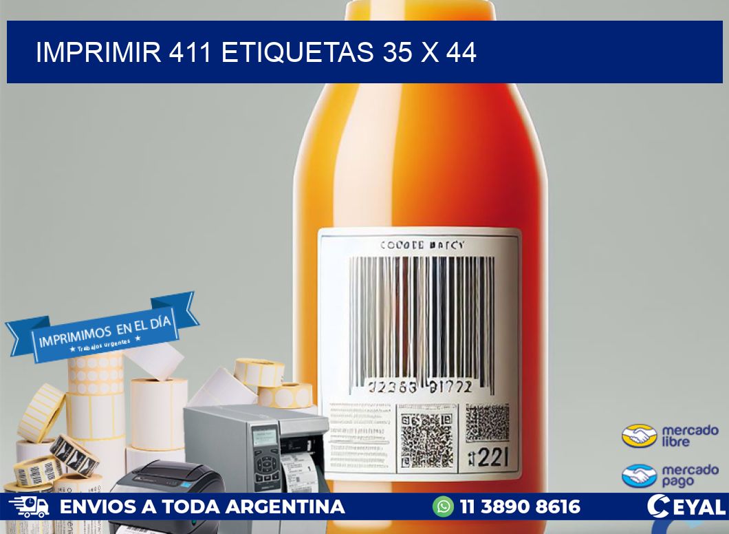 IMPRIMIR 411 ETIQUETAS 35 x 44
