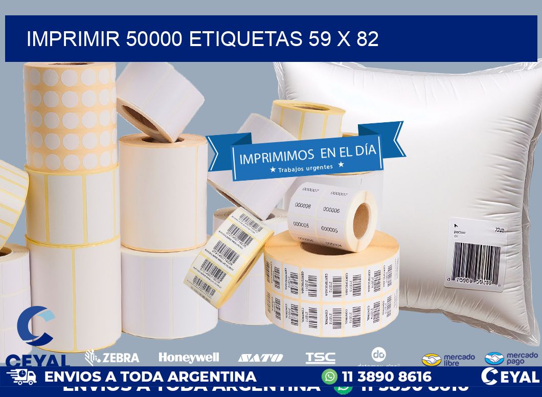 IMPRIMIR 50000 ETIQUETAS 59 x 82