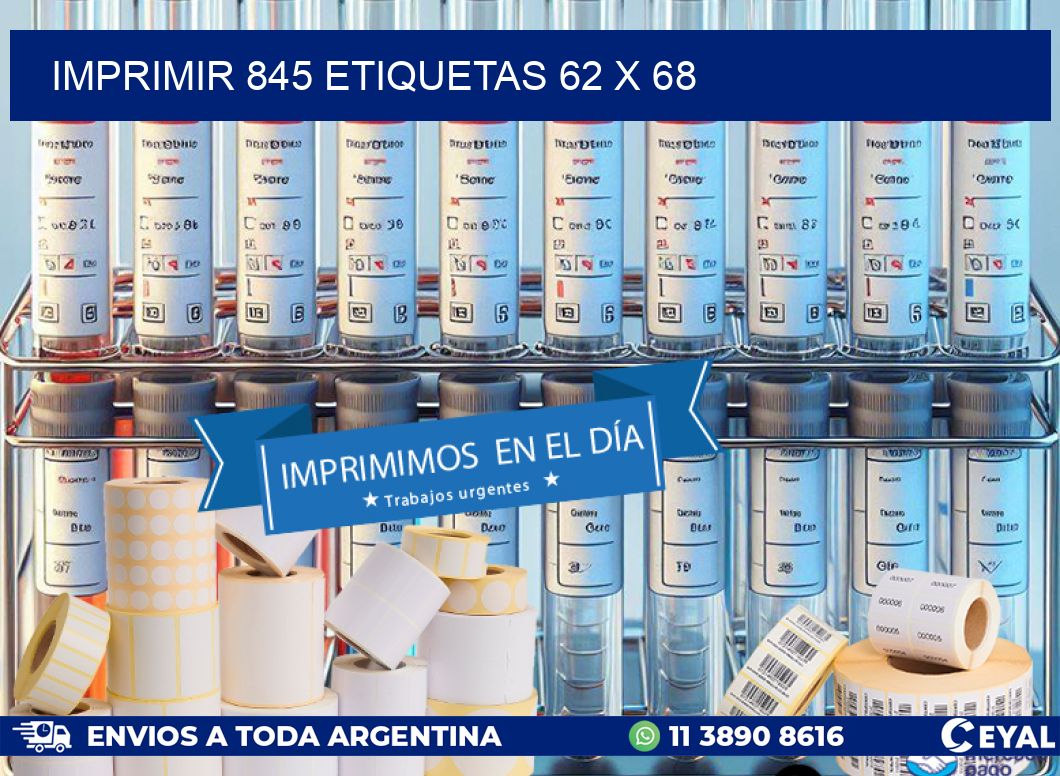 IMPRIMIR 845 ETIQUETAS 62 x 68