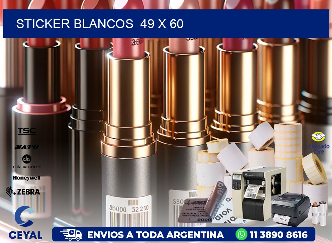 STICKER BLANCOS  49 x 60