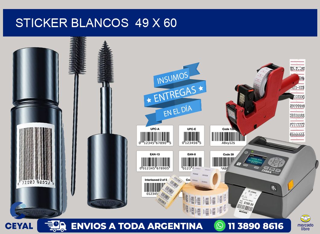 STICKER BLANCOS  49 x 60