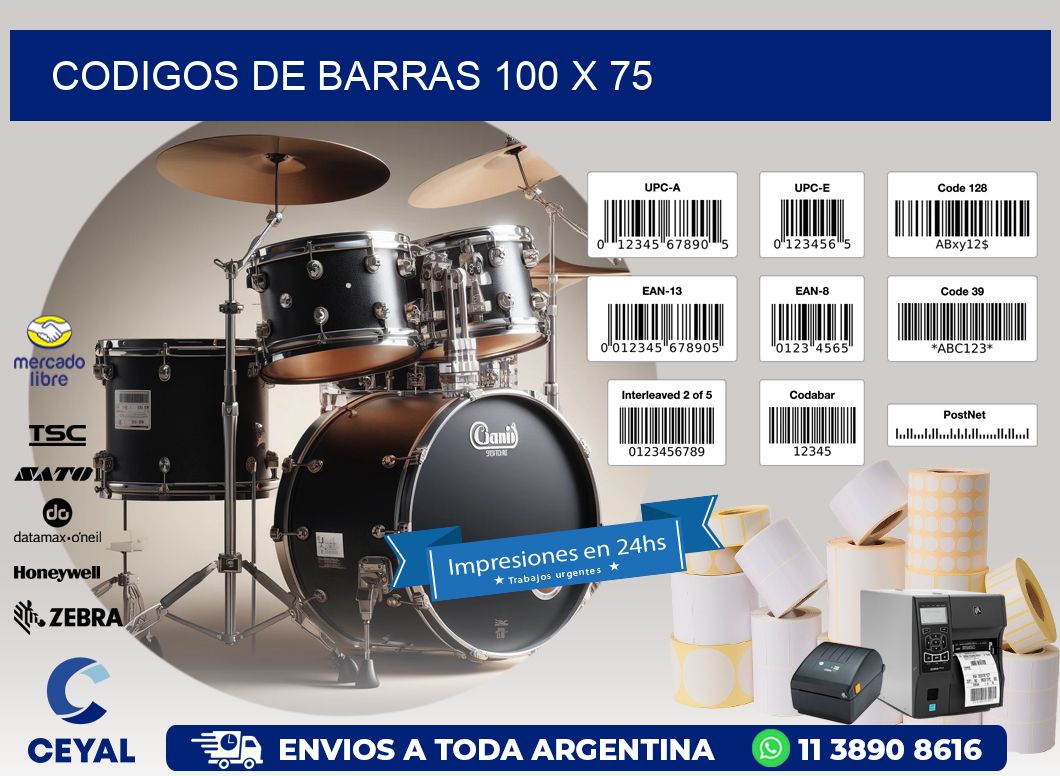 codigos de barras 100 x 75