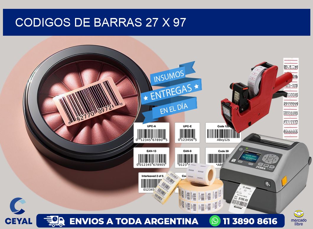 codigos de barras 27 x 97