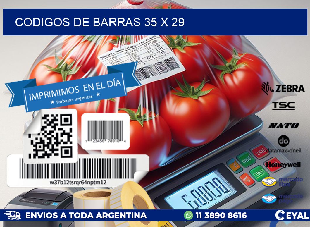 codigos de barras 35 x 29
