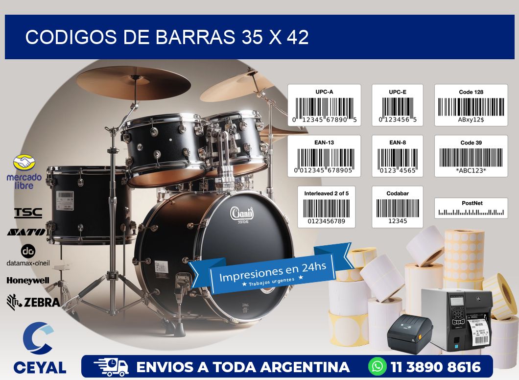 codigos de barras 35 x 42