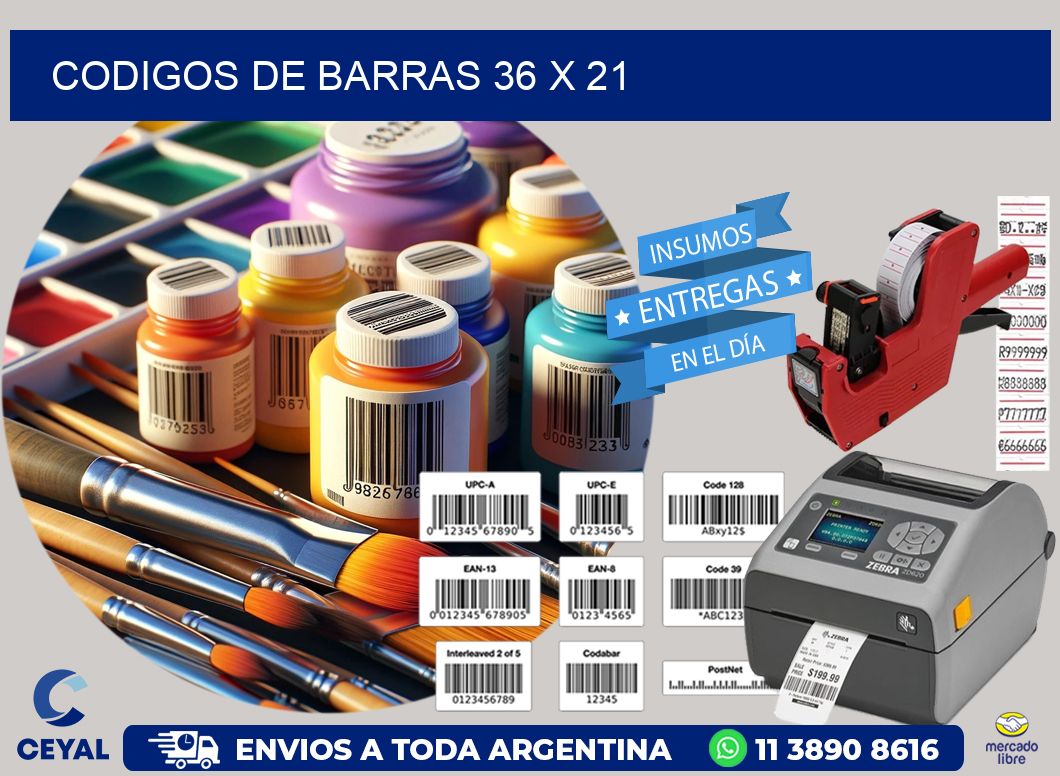codigos de barras 36 x 21
