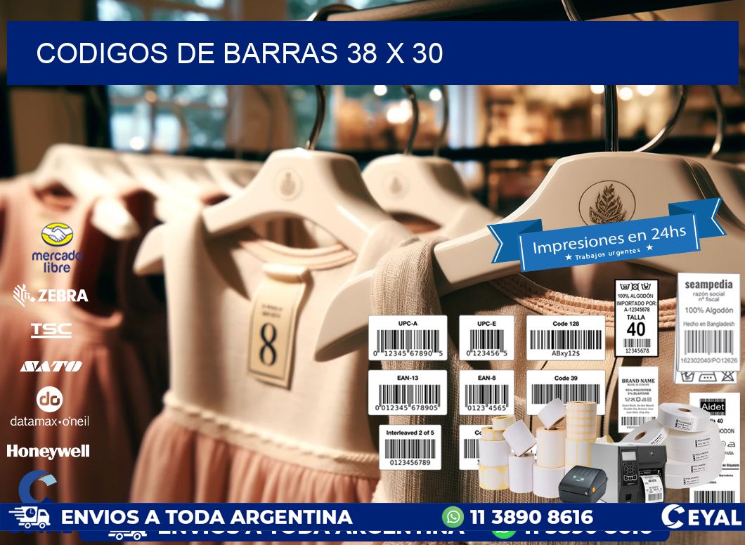 codigos de barras 38 x 30