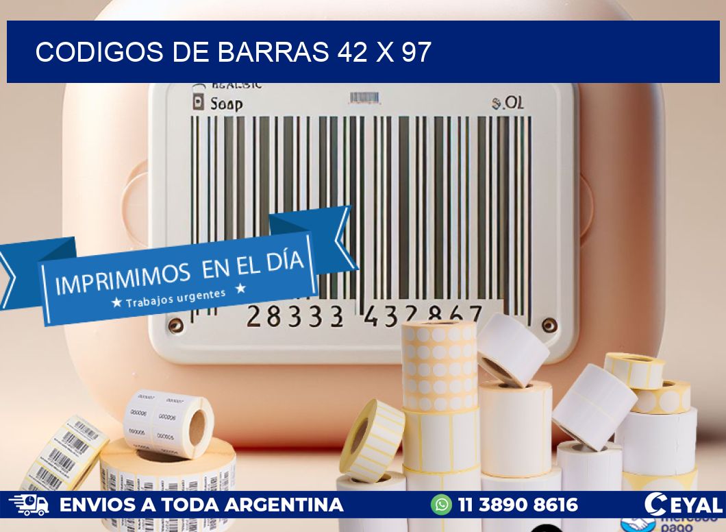 codigos de barras 42 x 97