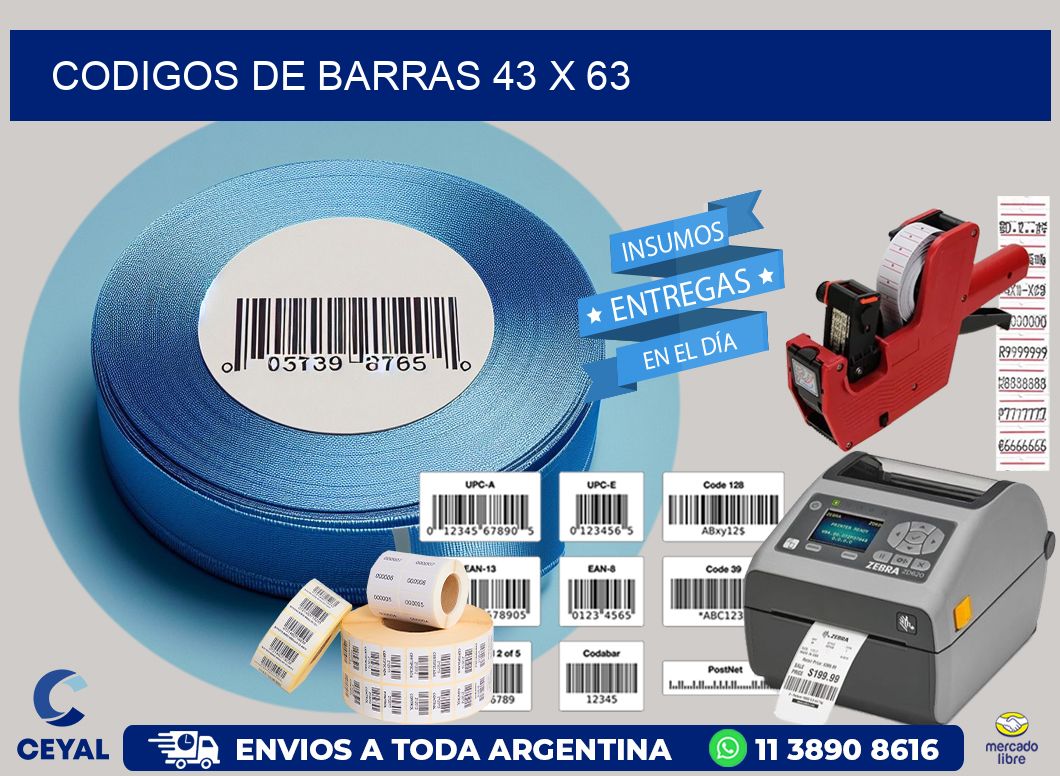 codigos de barras 43 x 63