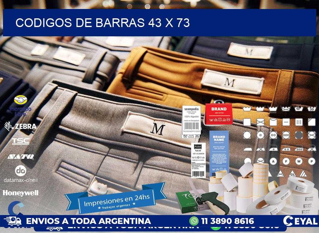 codigos de barras 43 x 73