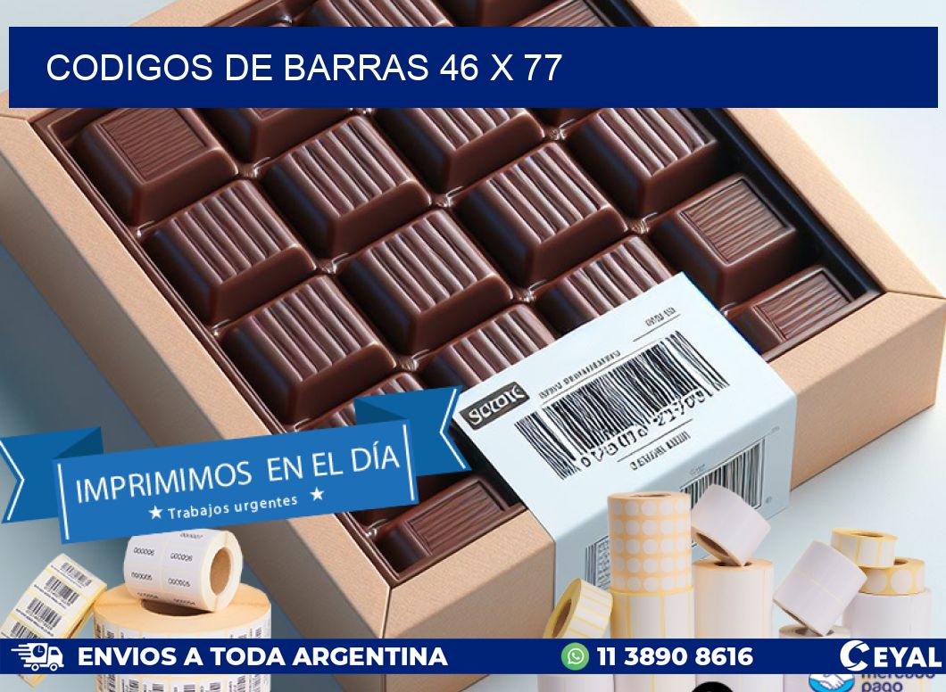 codigos de barras 46 x 77