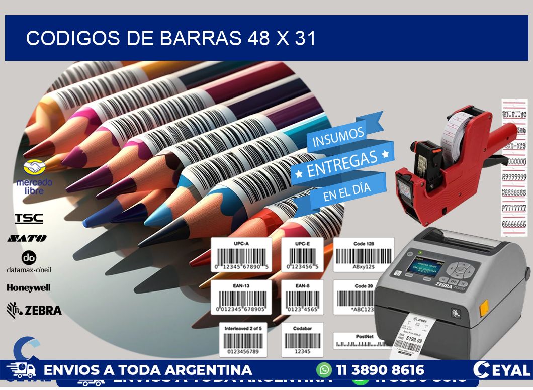 codigos de barras 48 x 31