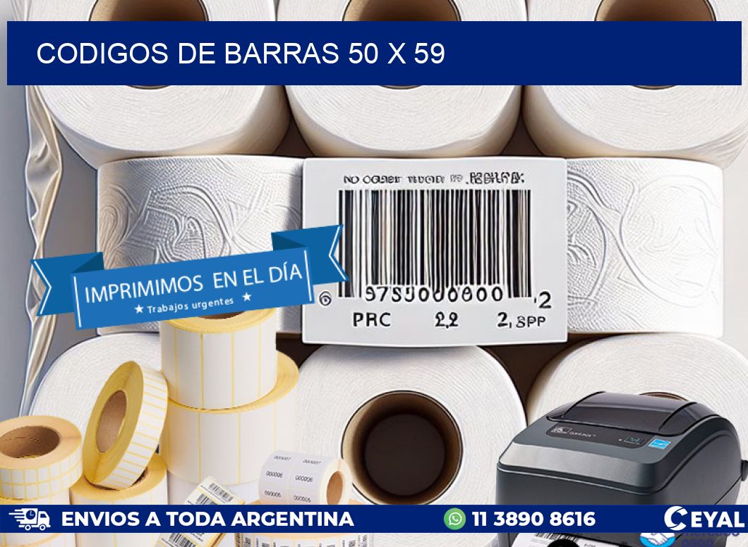 codigos de barras 50 x 59