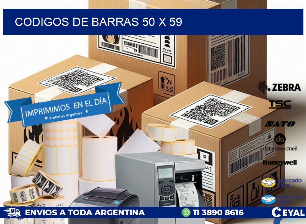 codigos de barras 50 x 59