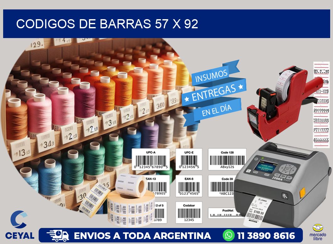codigos de barras 57 x 92