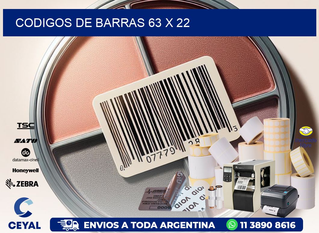 codigos de barras 63 x 22