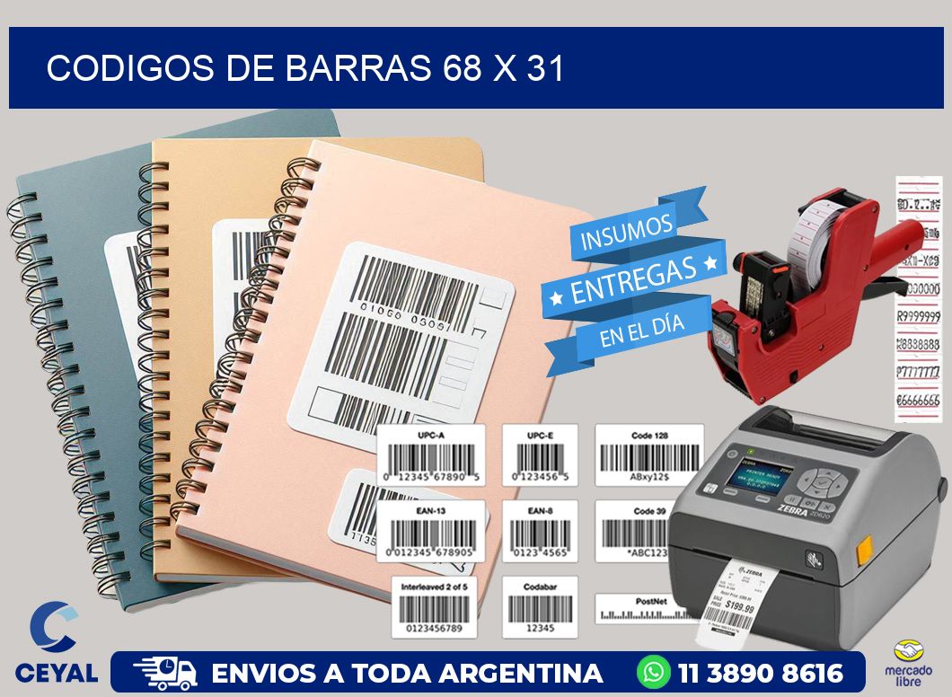 codigos de barras 68 x 31