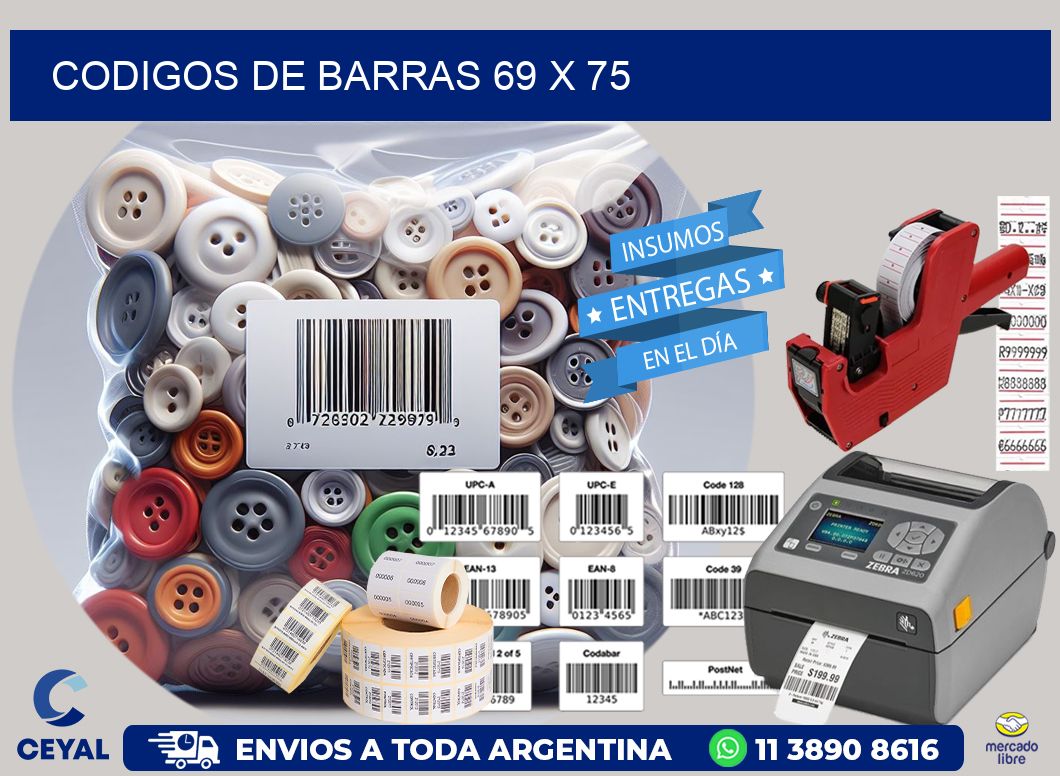 codigos de barras 69 x 75