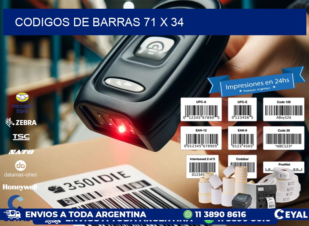 codigos de barras 71 x 34