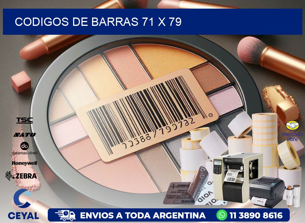 codigos de barras 71 x 79