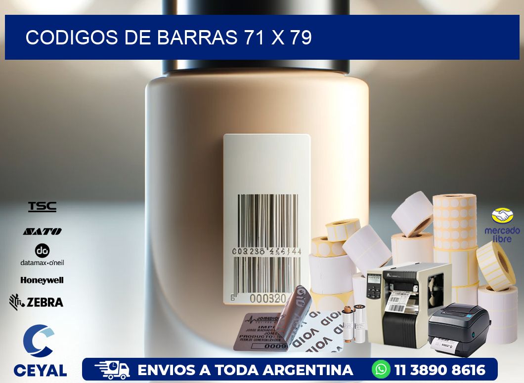 codigos de barras 71 x 79