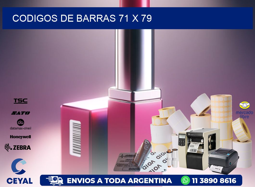 codigos de barras 71 x 79