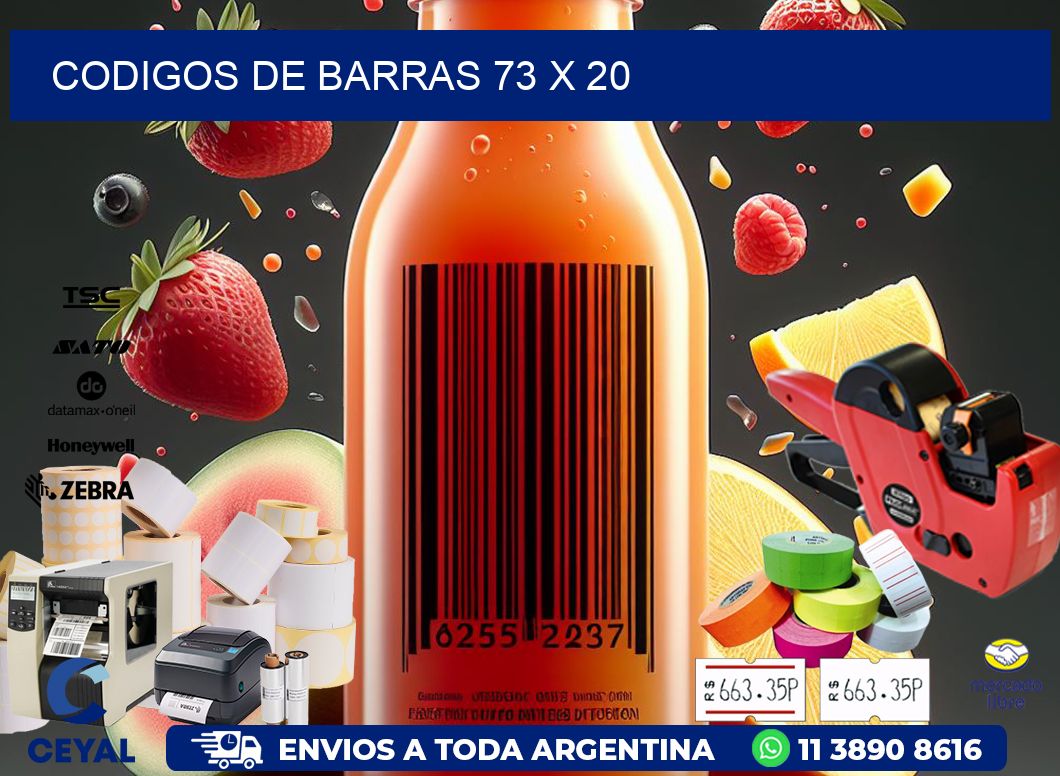codigos de barras 73 x 20