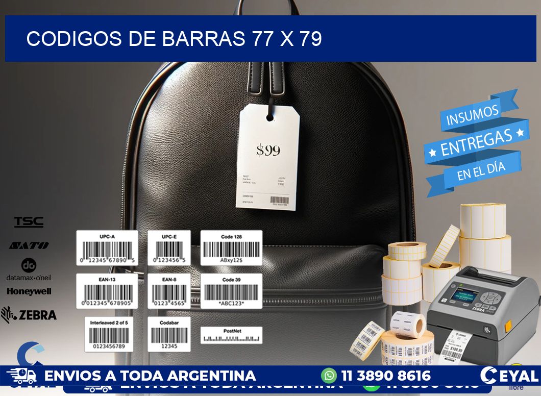 codigos de barras 77 x 79