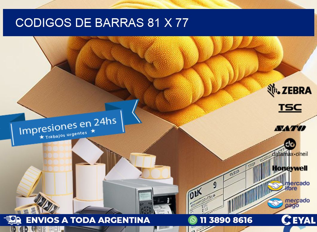 codigos de barras 81 x 77