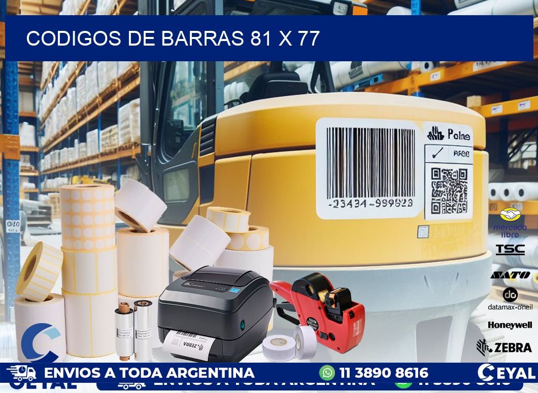 codigos de barras 81 x 77