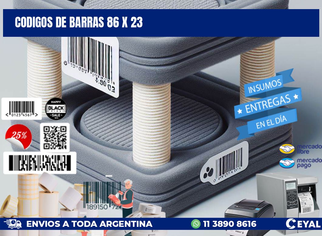codigos de barras 86 x 23