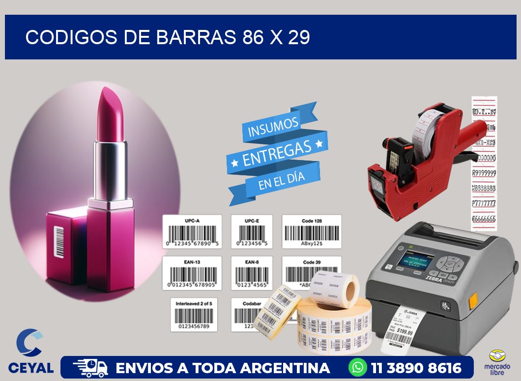 codigos de barras 86 x 29