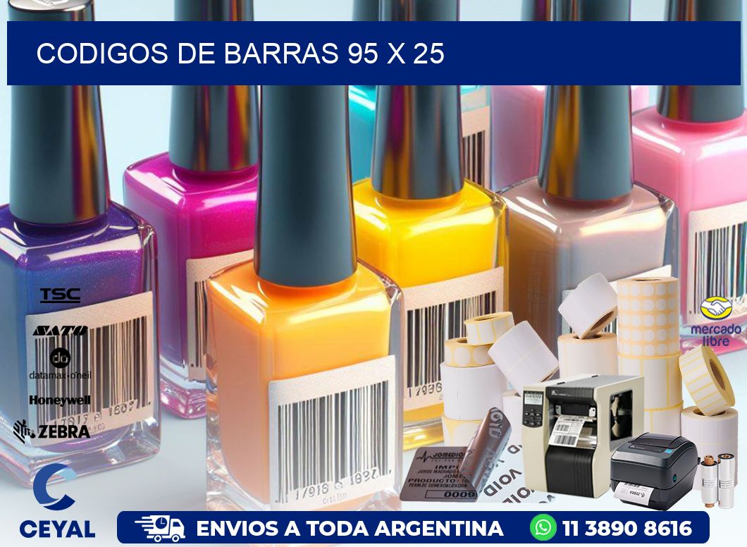 codigos de barras 95 x 25