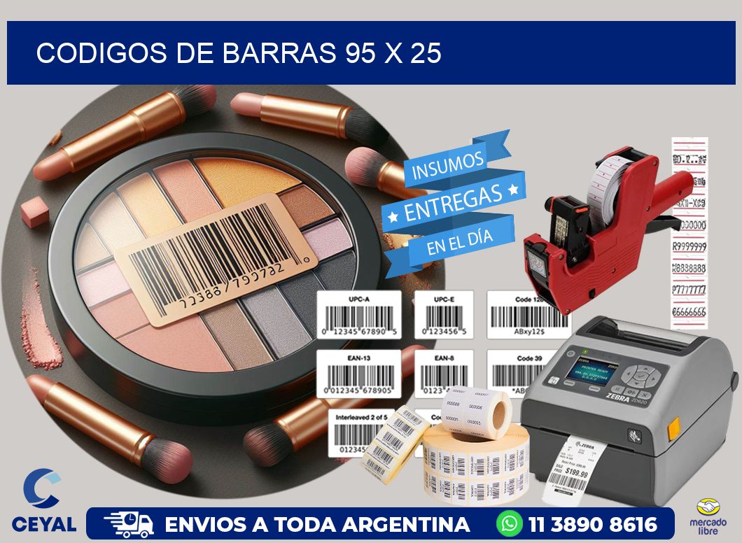 codigos de barras 95 x 25