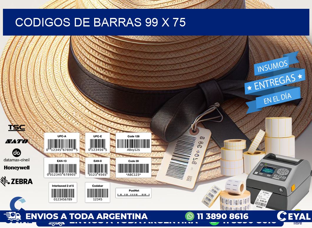 codigos de barras 99 x 75