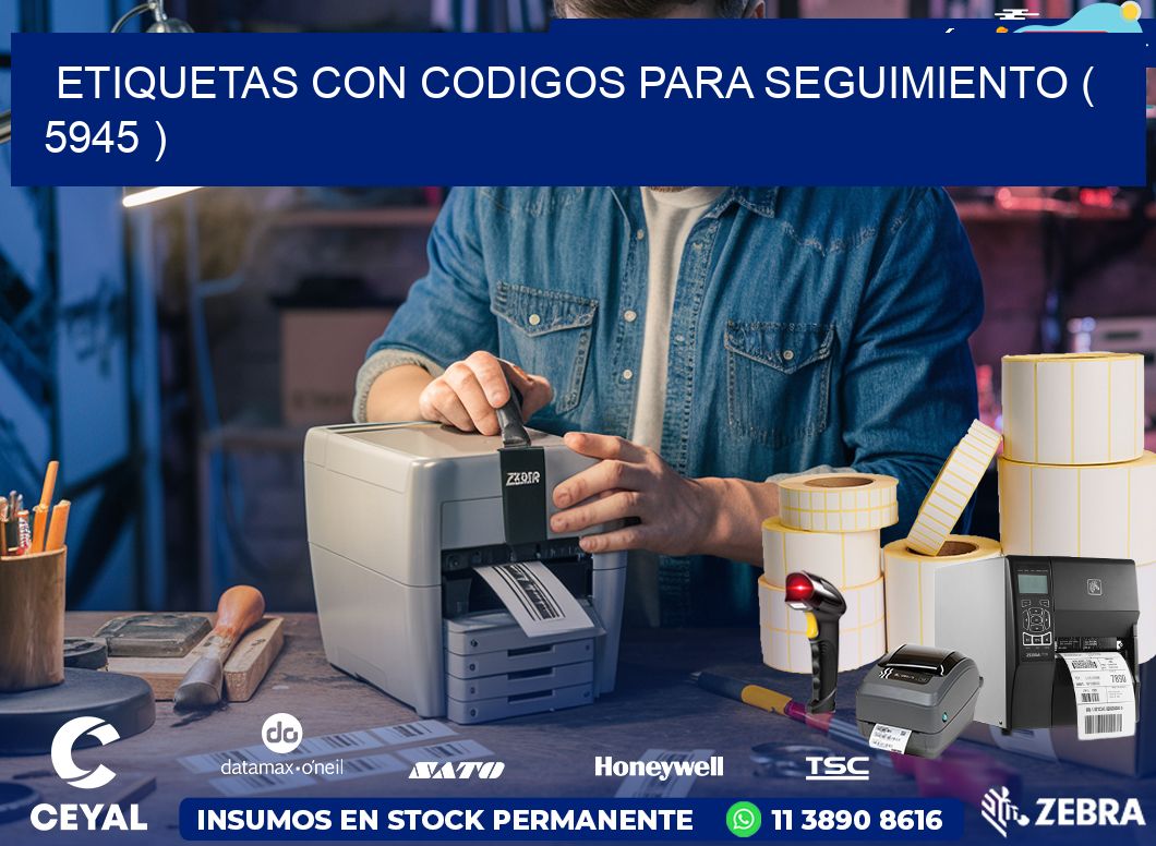 ETIQUETAS CON CODIGOS PARA SEGUIMIENTO ( 5945 ) - autoadhesivas.com.ar
