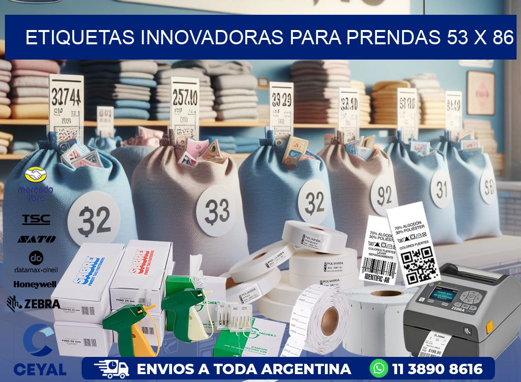 ETIQUETAS INNOVADORAS PARA PRENDAS 53 x 86