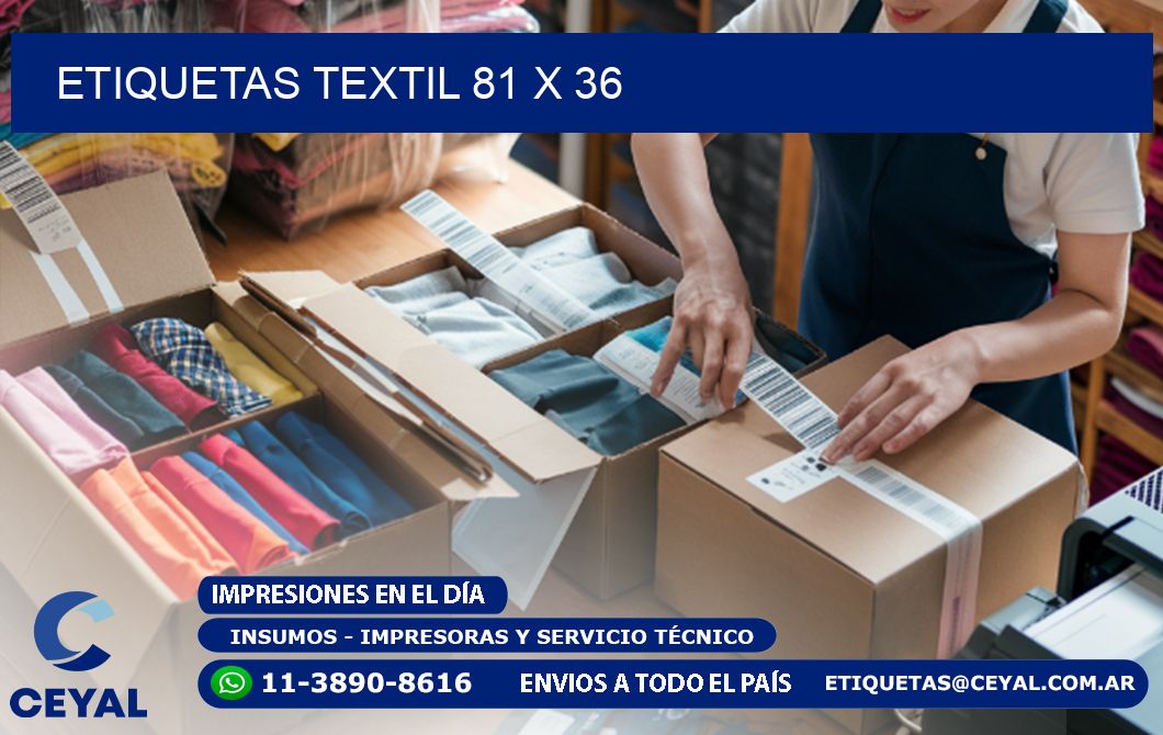 ETIQUETAS TEXTIL 81 x 36