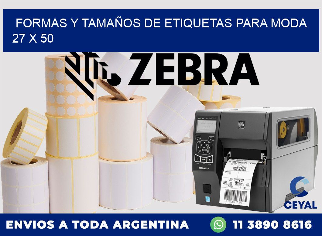 FORMAS Y TAMAÑOS DE ETIQUETAS PARA MODA 27 x 50