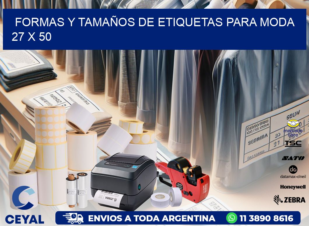 FORMAS Y TAMAÑOS DE ETIQUETAS PARA MODA 27 x 50
