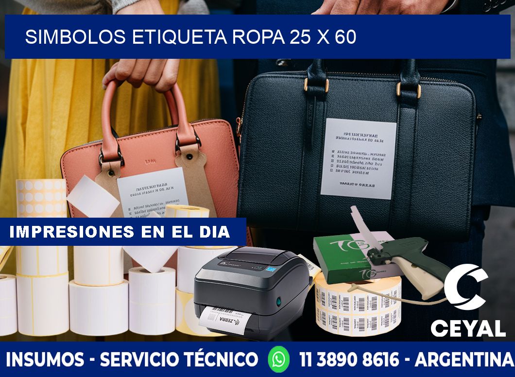 SIMBOLOS ETIQUETA ROPA 25 x 60