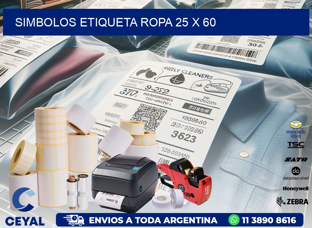 SIMBOLOS ETIQUETA ROPA 25 x 60