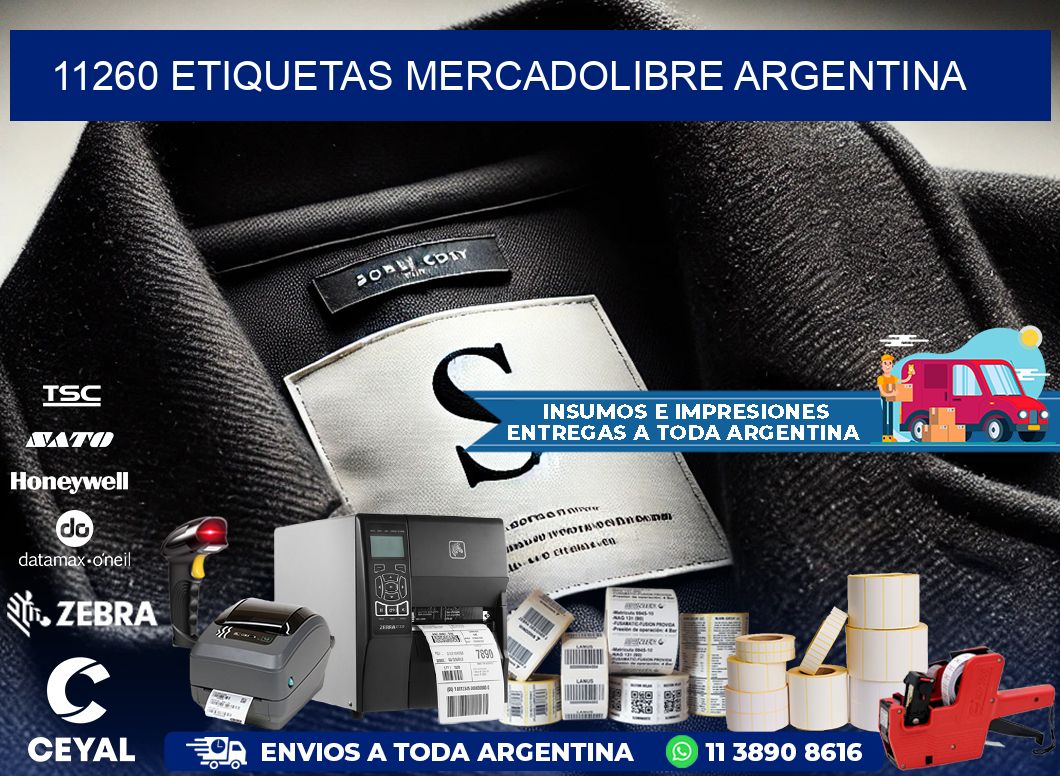 11260 ETIQUETAS MERCADOLIBRE ARGENTINA