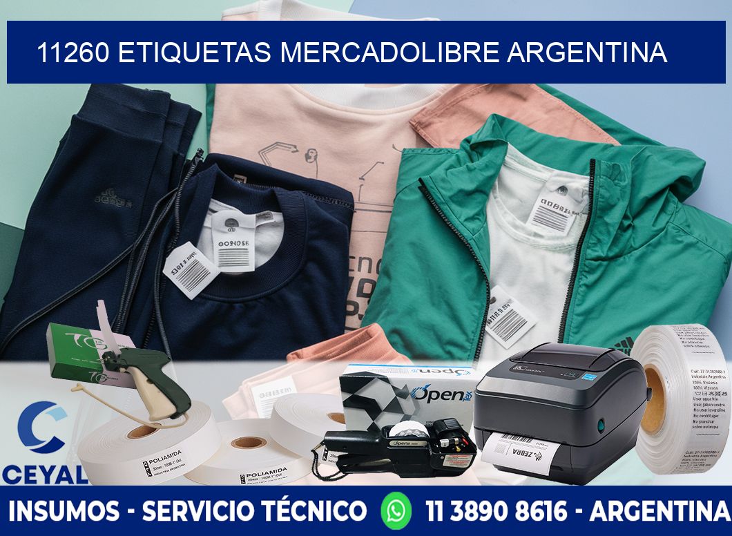 11260 ETIQUETAS MERCADOLIBRE ARGENTINA