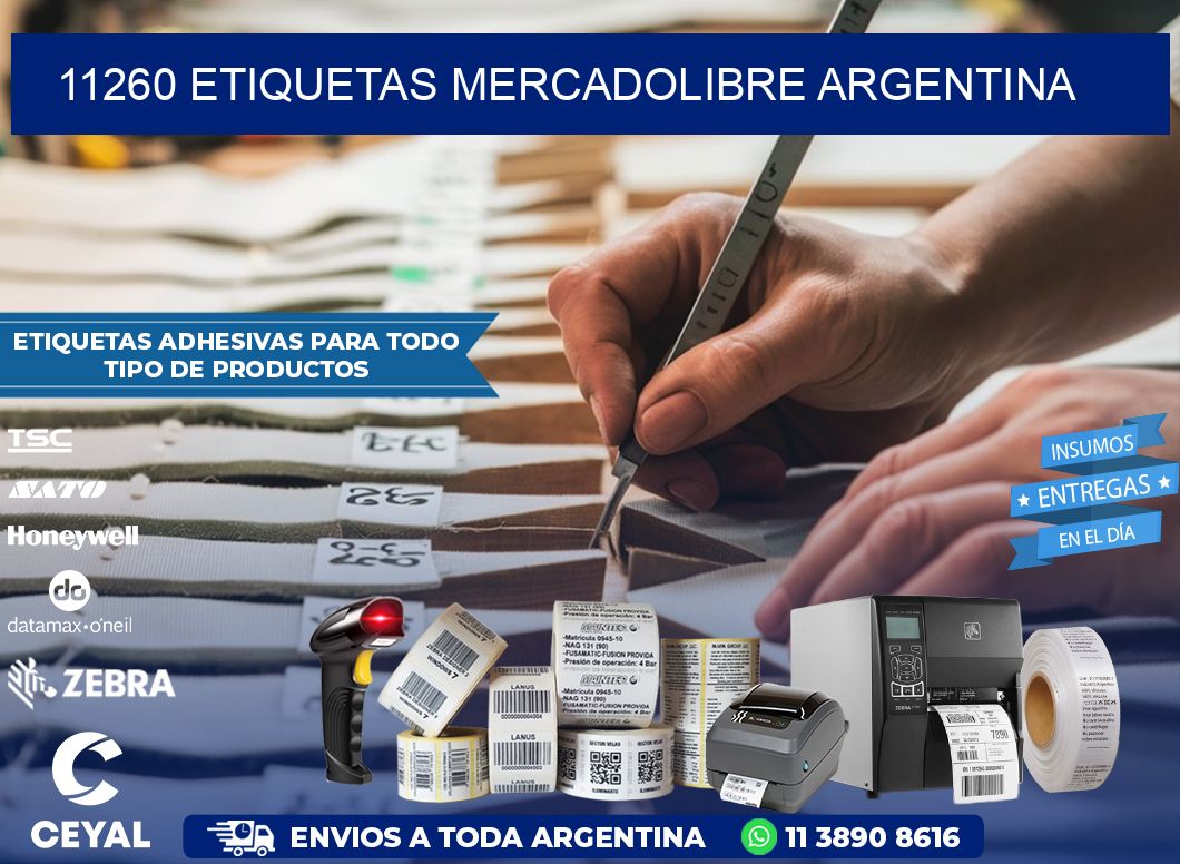11260 ETIQUETAS MERCADOLIBRE ARGENTINA